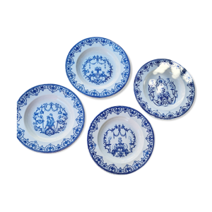 Lot de 4 assiettes creuses