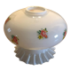 White opaline tulip with skirt stocking and floral patterns