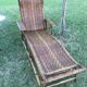 Rattan chaise longue