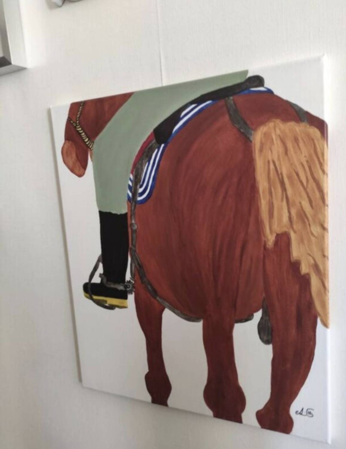 Canvas "Cuban Stroll Cuban Cowboy"