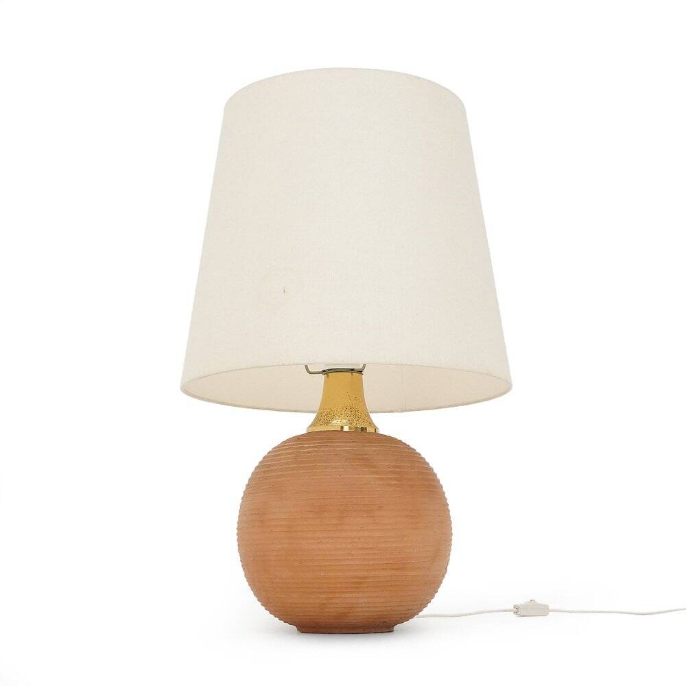 Ceramic table lamp by Ruggero Giangiacomi for La Bottega Il Punto, 1970s.