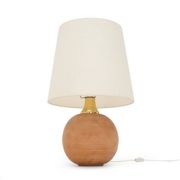 Ceramic table lamp by Ruggero Giangiacomi for La Bottega Il Punto, 1970s.