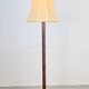 Art Deco Asian Style Carved Wood Floor Lamp, 1930s