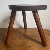 Wooden tripod stool