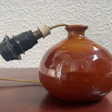 Lampe vintage 1970 en grès