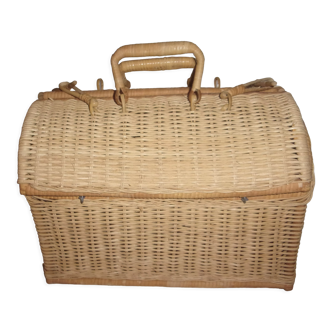 Old wicker basket