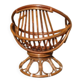 Grand fauteuil en rotin Ernest