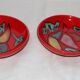 Set de deux coupelles cerenne vallauris 1950