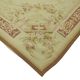 Handmade European Vintage Aubusson Kilim 237 cm x 290 cm