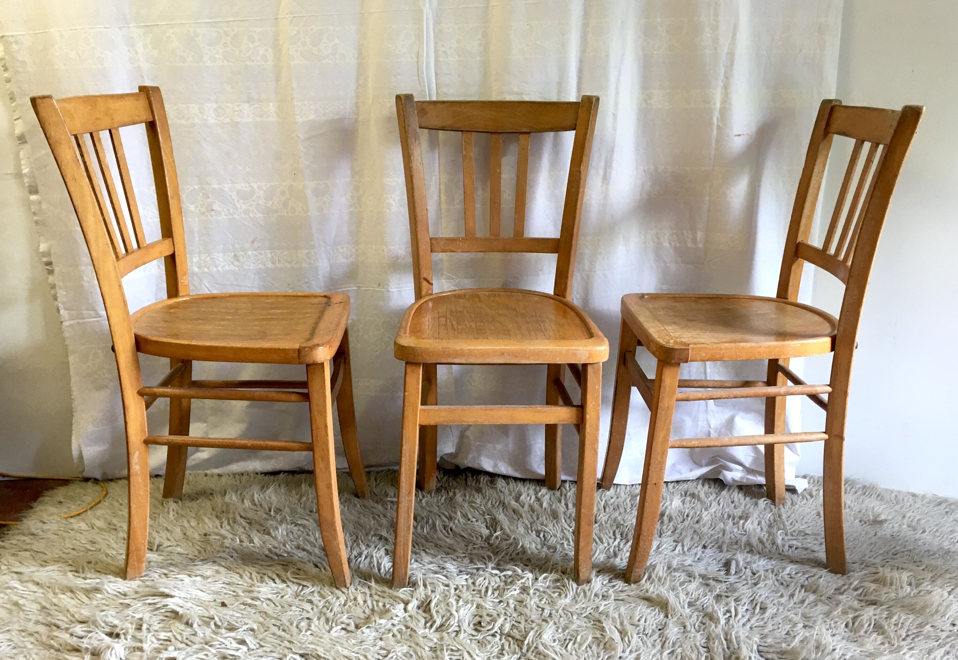 Lot of 6 chairs bistro Luterma - 60s