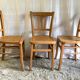 Lot of 6 chairs bistro Luterma - 60s