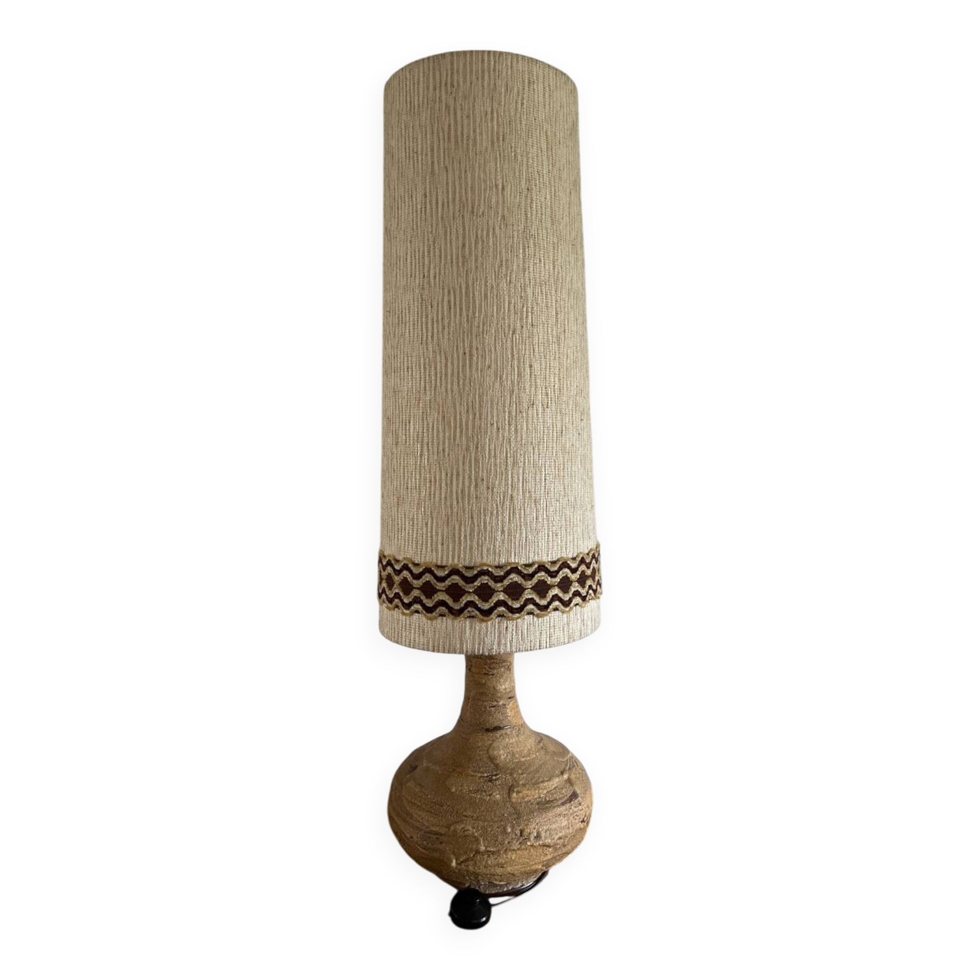 Fat Lava solar lamp in glazed stoneware, 1960s.