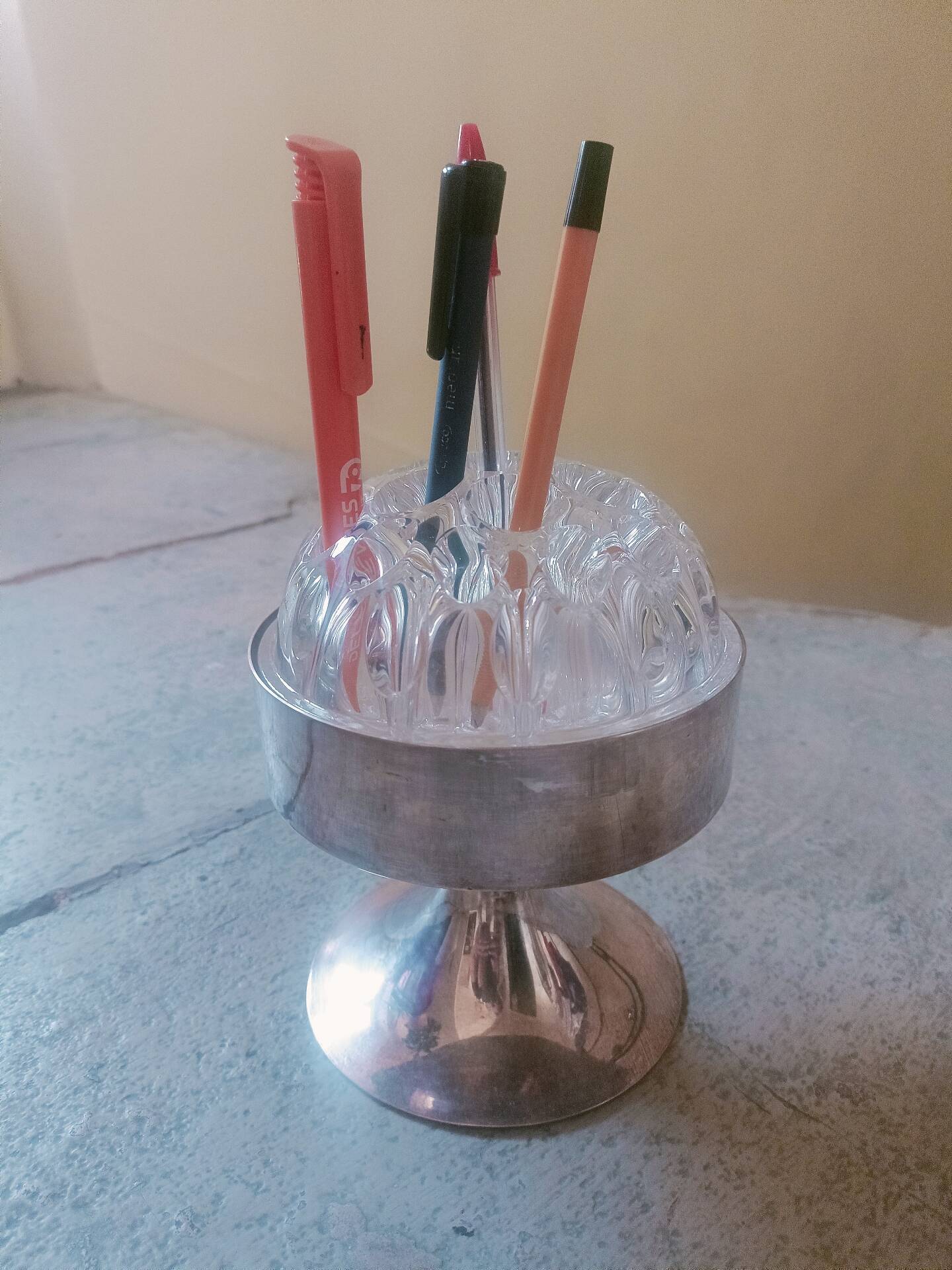 Vintage flower holder, circa 1970