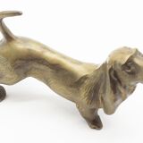 Ancient brass dog