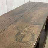 19th century oak draper's table