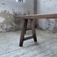 Pair of benches in walnut and solid oak 230 cm