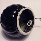 Black ceramic lamp, 1960