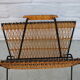 Vintage wicker magazine holder
