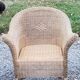 Pair of armchairs and bench in rattan and bamboo from the 60s/70s