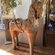 Cheval indien en bois