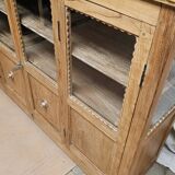 Natural Burmese teak sideboard