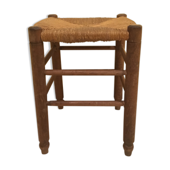 Ancient wooden and straw stab