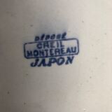 Set of five plates Creil Montereau