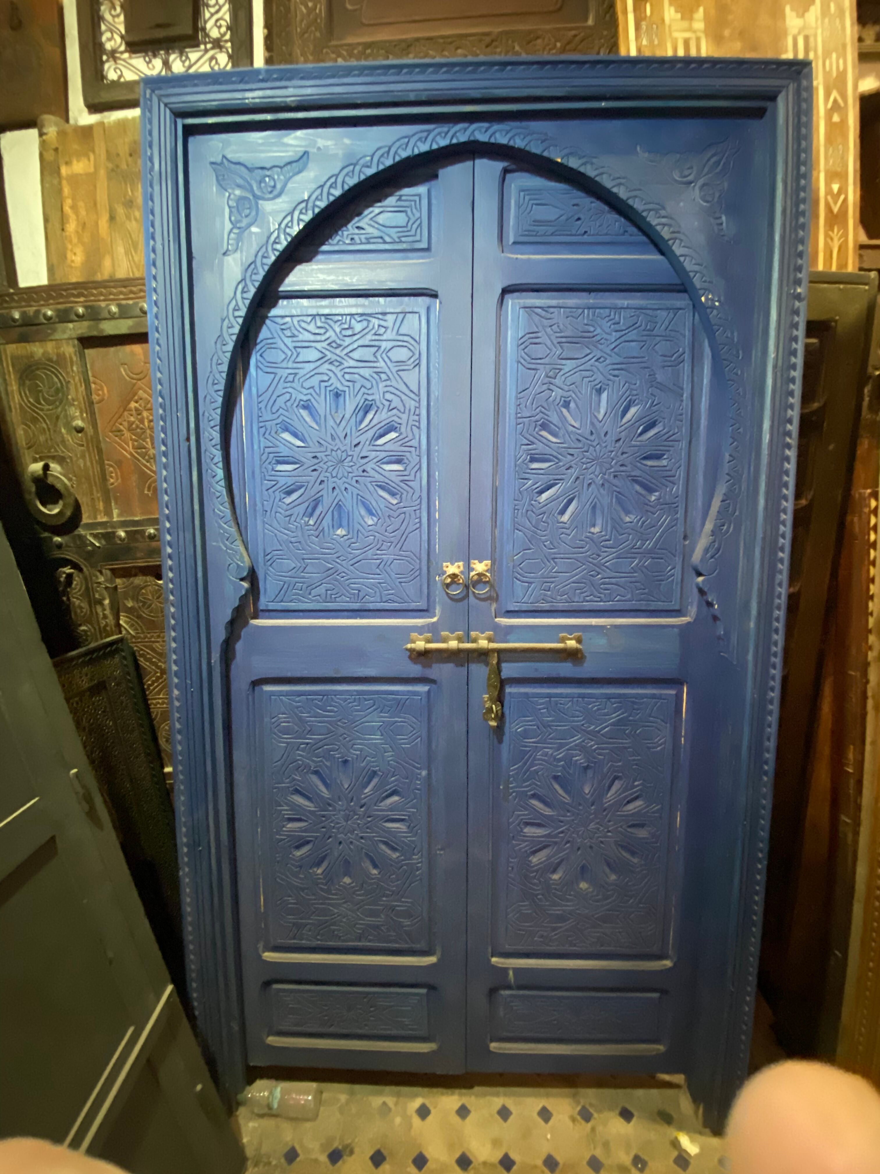 Blue door