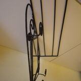 Wall coat door with mirror and storage shelf - 1960