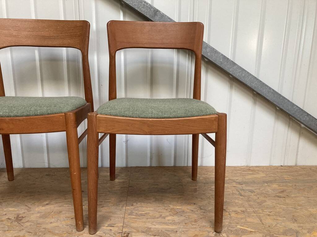 Kai Kristiansen Danish Teak Dining Chair K.S. Mobler Set of 6