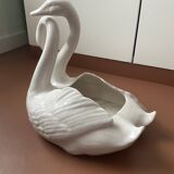 Cache pot cygnes vintage