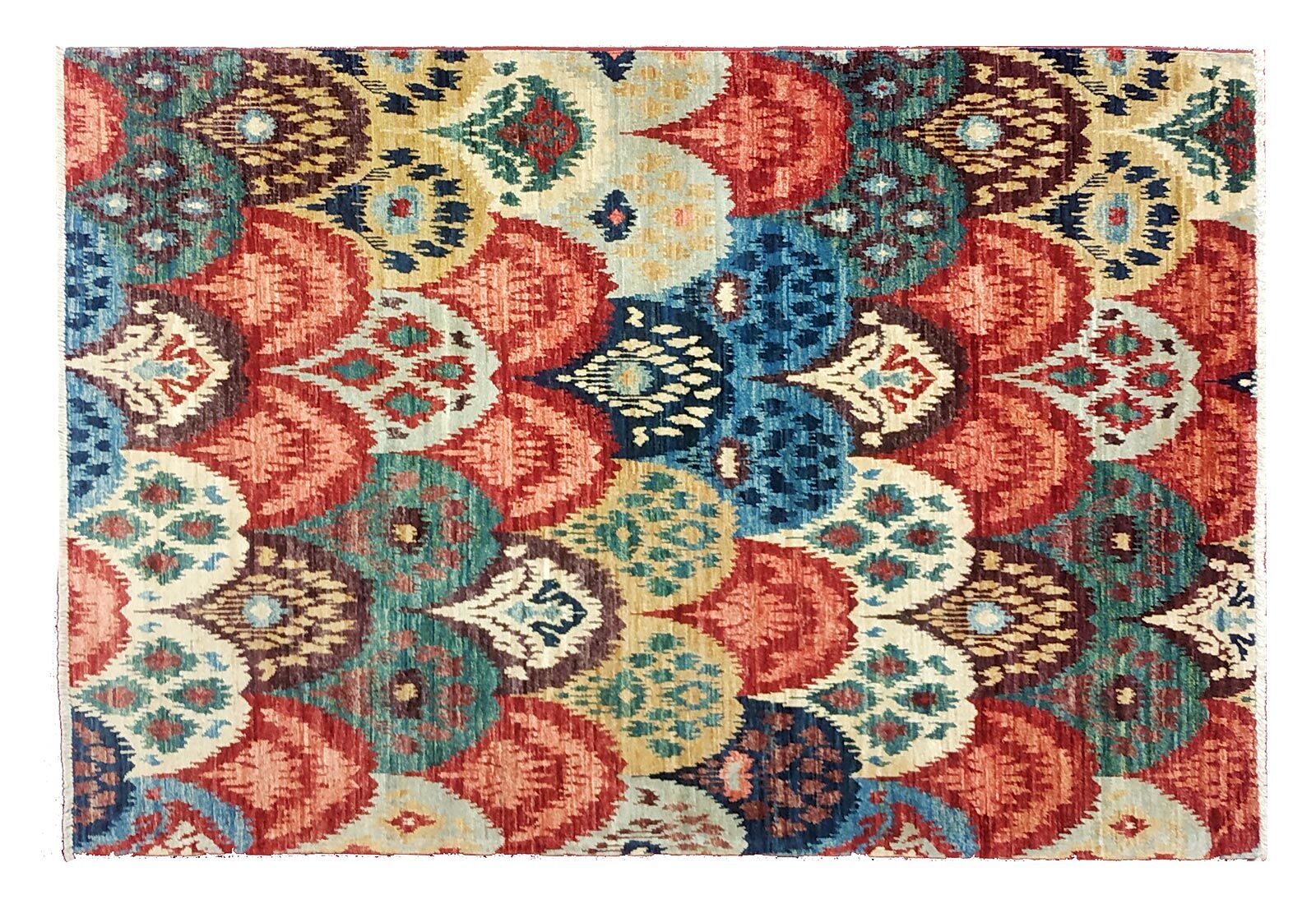 Carpet "peacock" living room