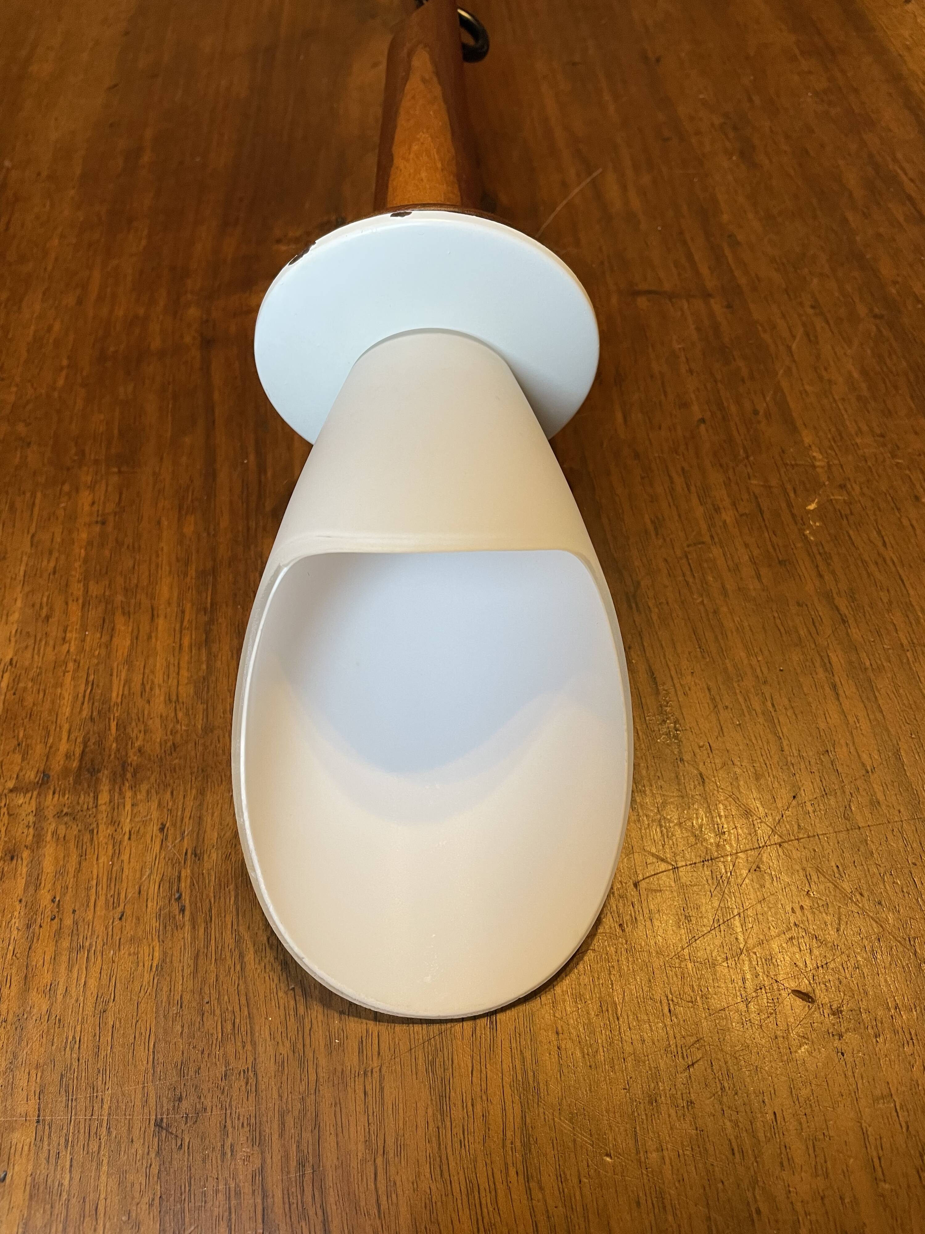 Scandinavian teak pendant light