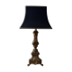 Antique church candlestick lamp