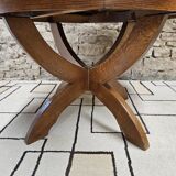 Vintage 1970s round dining table