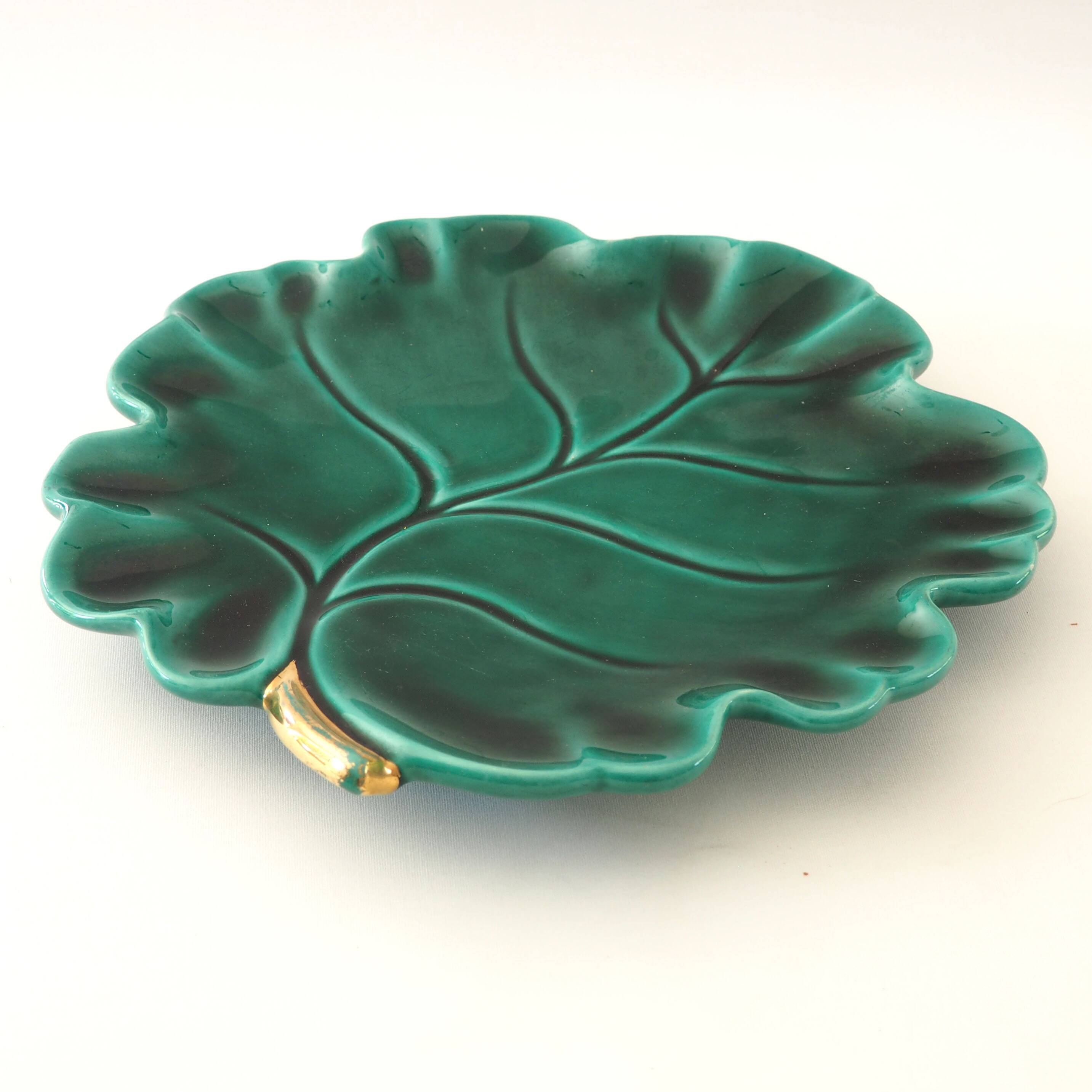 Plat feuille Vallauris