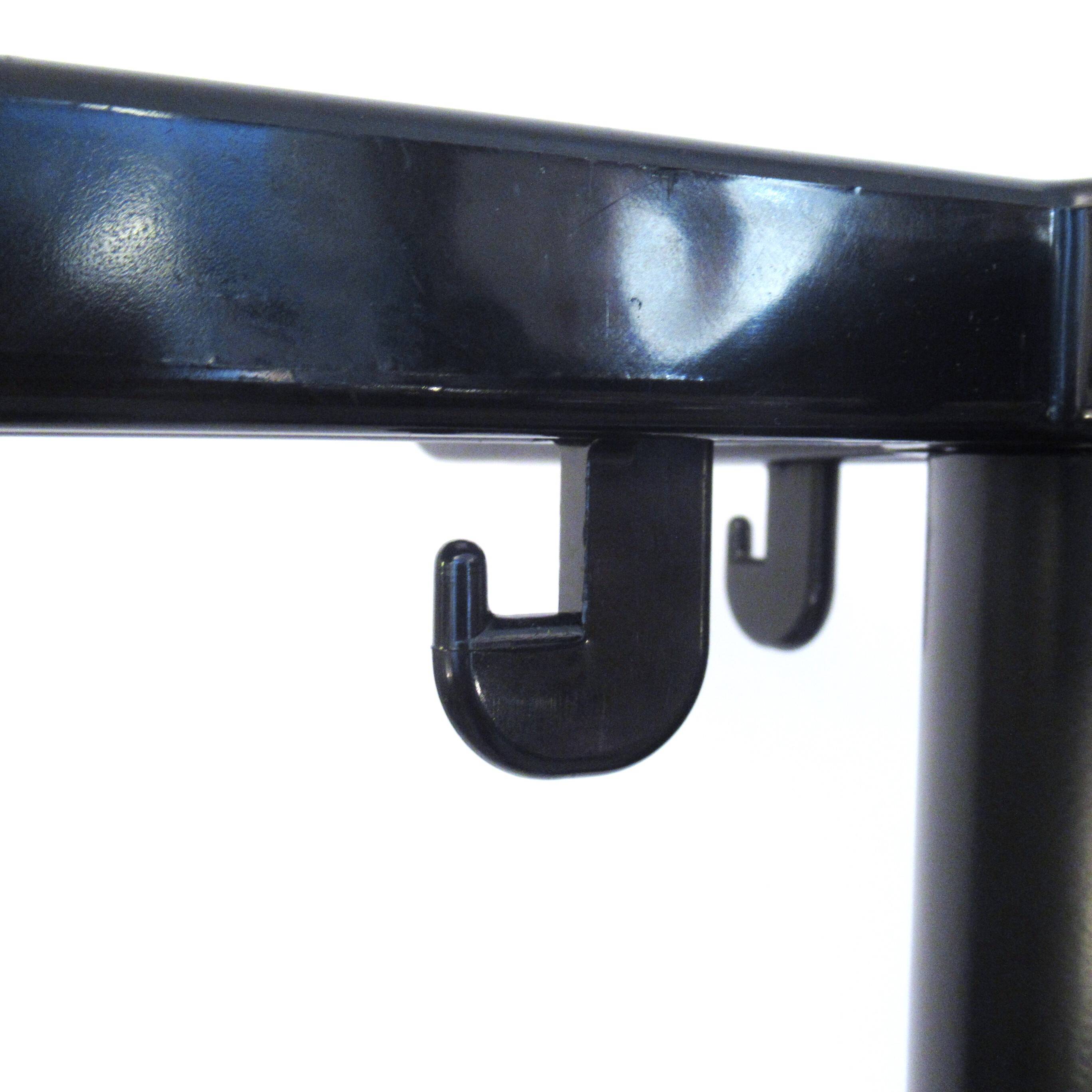Ettore Sottsass Olivetti black Synthesis coat rack 1973