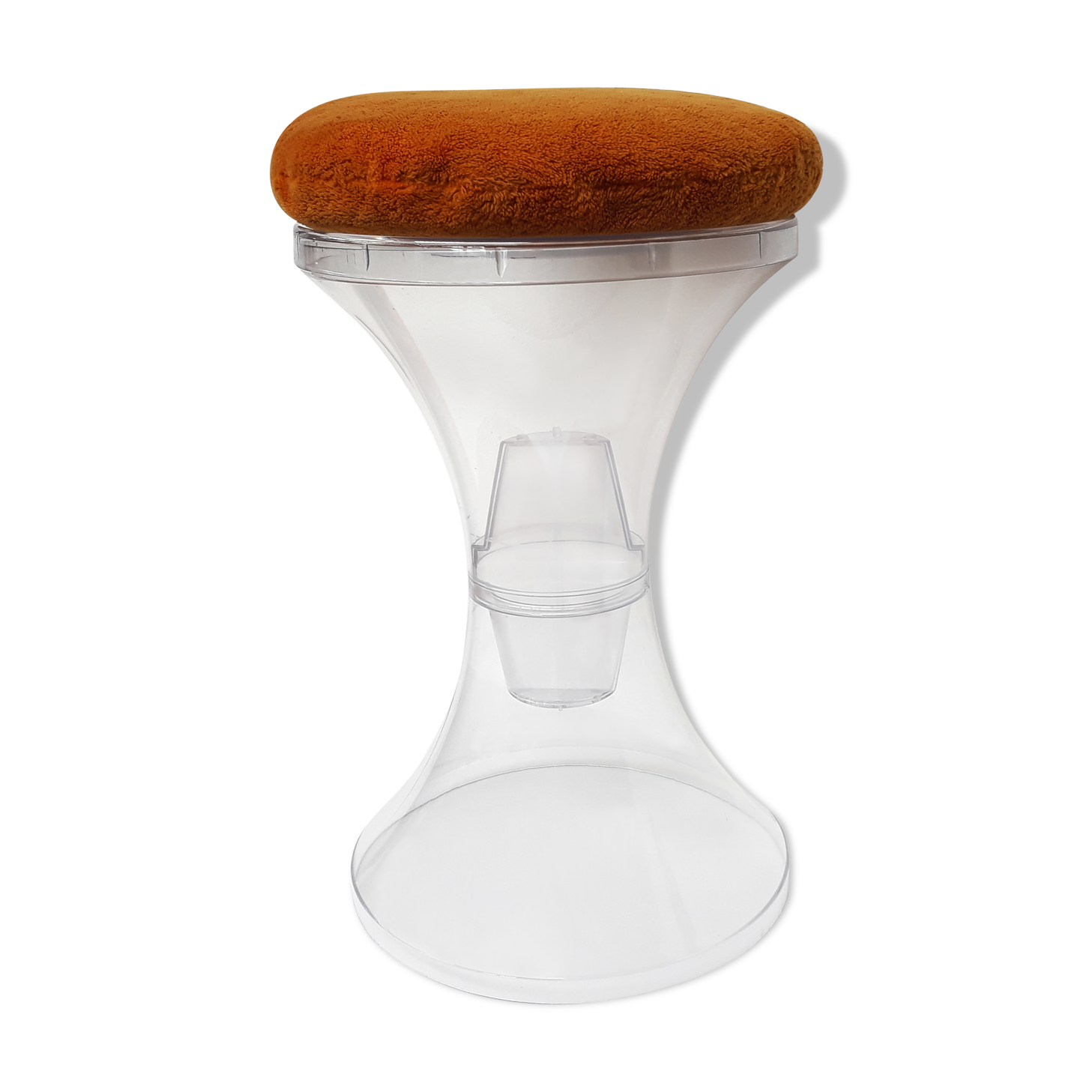 Vintage stool Tam Tam signed Henry Massonet