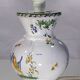 Handcrafted lamp base in Moustiers faience, 13x18cm, Made in France