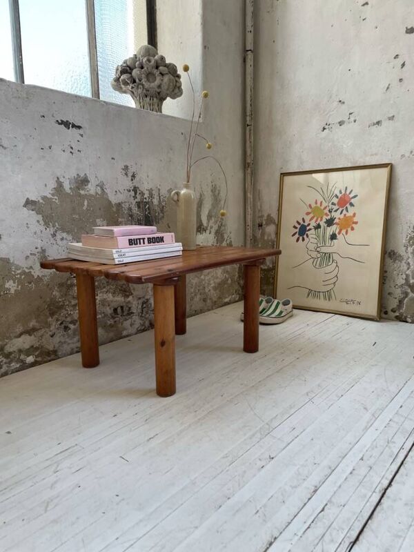 Table basse / porte-bagages style Rainer Daumiller