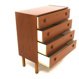 Commode scandinave en teck, Suède, 1960