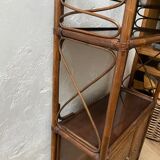 Rattan shelf