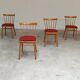 Set of 4 chairs by Antonin Suman for Tatra Nabytok Pravenec Year 60