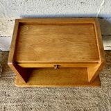 Bedside table with compass feet