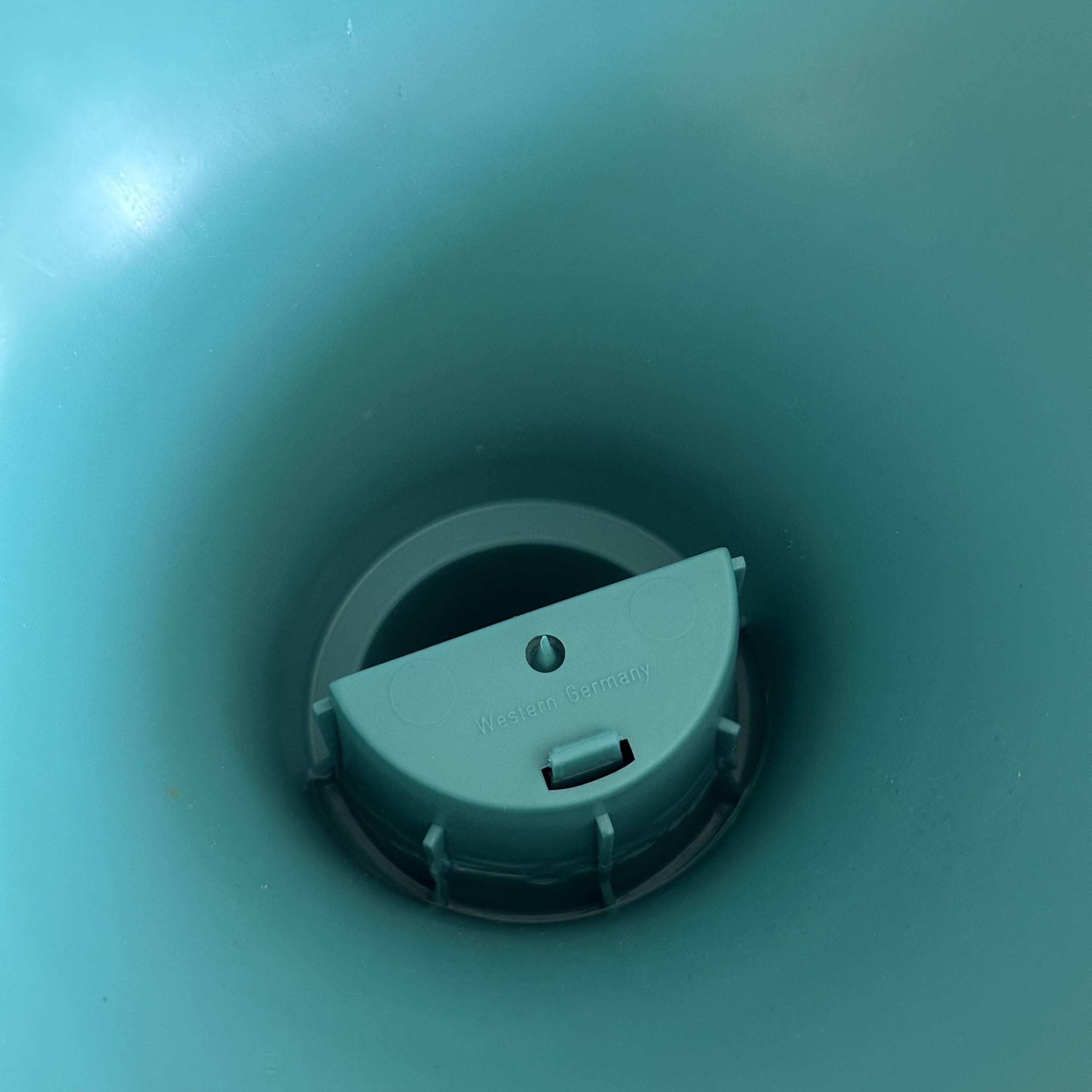 70s stool turquoise, tulip stool plastic, side table, mid-century interior