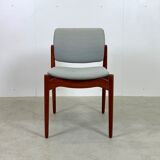 Teak dining chairs model Captain by Erik Buch for Ørum Møbelfabrik, 1967
