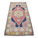 Vintage Turkish Small Floral Carpet sku 3281