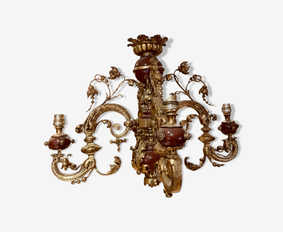 Lustre ornementé d’époque Napoléon III
