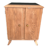 Bedside table raw solid wood