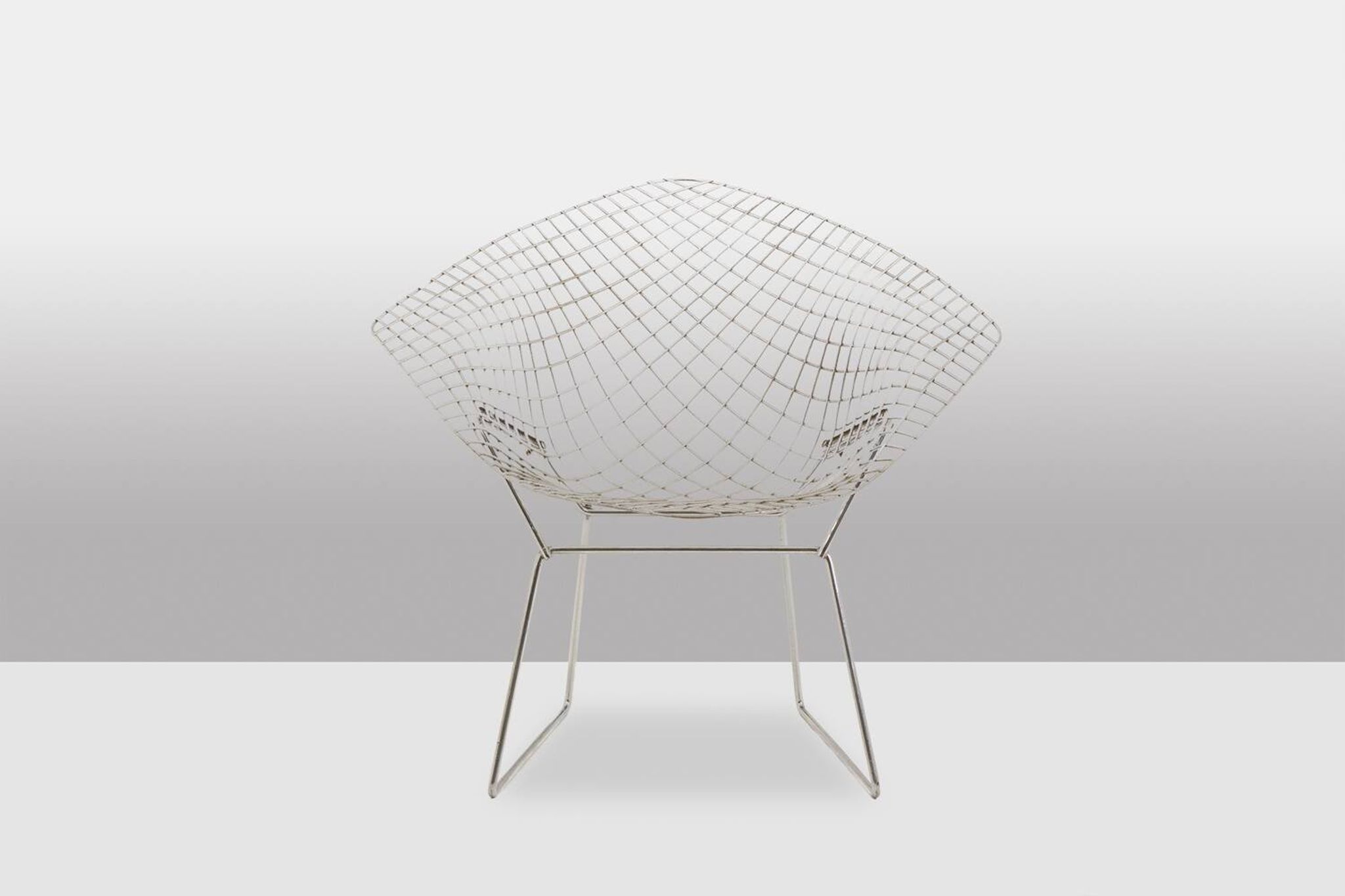 Harry Bertoia for Knoll. Set of 4 "Diamond" chairs. 1970s.
